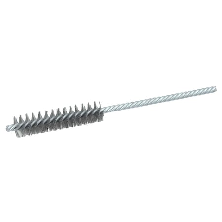 Weiler 3/8" Power Tube Brush, .003" Steel Fill, 1-1/2" Brush Length 21342